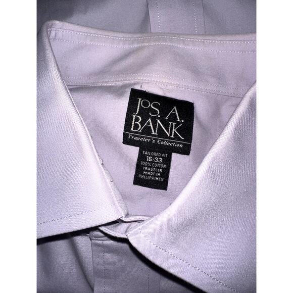 Jos. A. Bank Traveler's Collection  Size 16 - 33 Purple - Picture 4 of 4